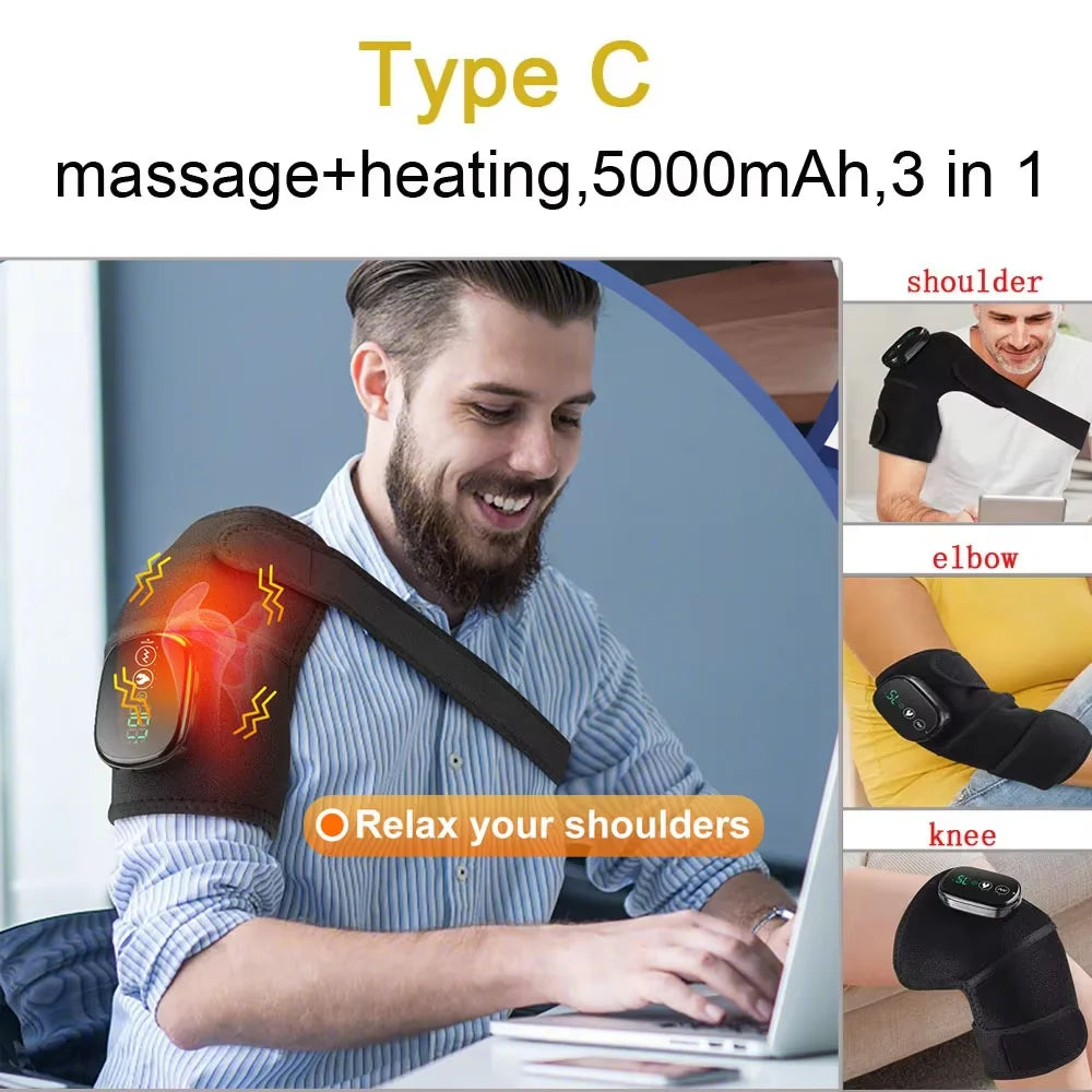 HeatPulse Pro™ Shoulder & Knee Relief Massager