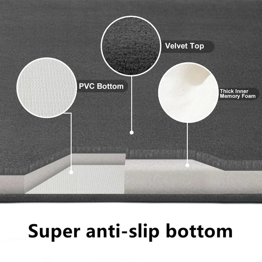 CozyMat™ – Plush Anti-Slip Flannel Rug