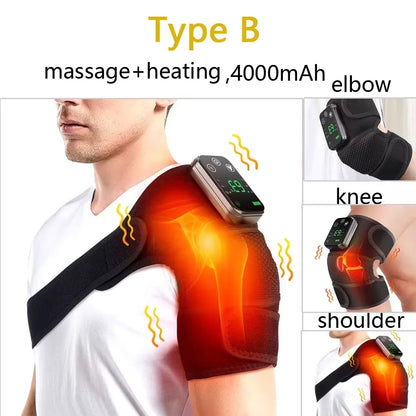 HeatPulse Pro™ Shoulder & Knee Relief Massager