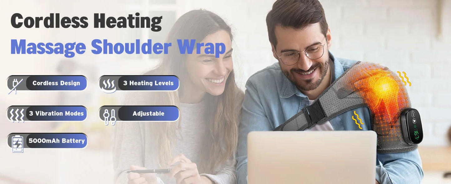 HeatPulse Pro™ Shoulder & Knee Relief Massager