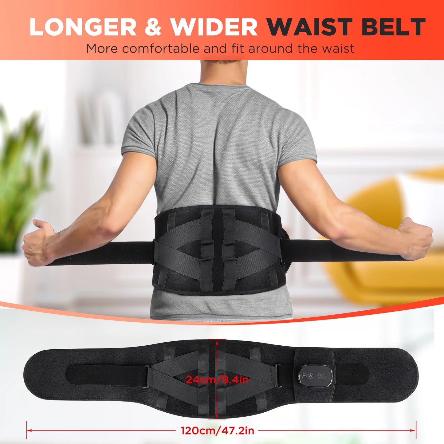 CoreWarm Pro™ Electric Massage Belt