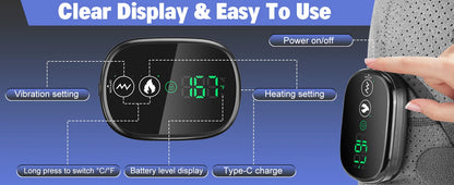 HeatPulse Pro™ Shoulder & Knee Relief Massager