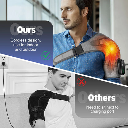 HeatPulse Pro™ Shoulder & Knee Relief Massager