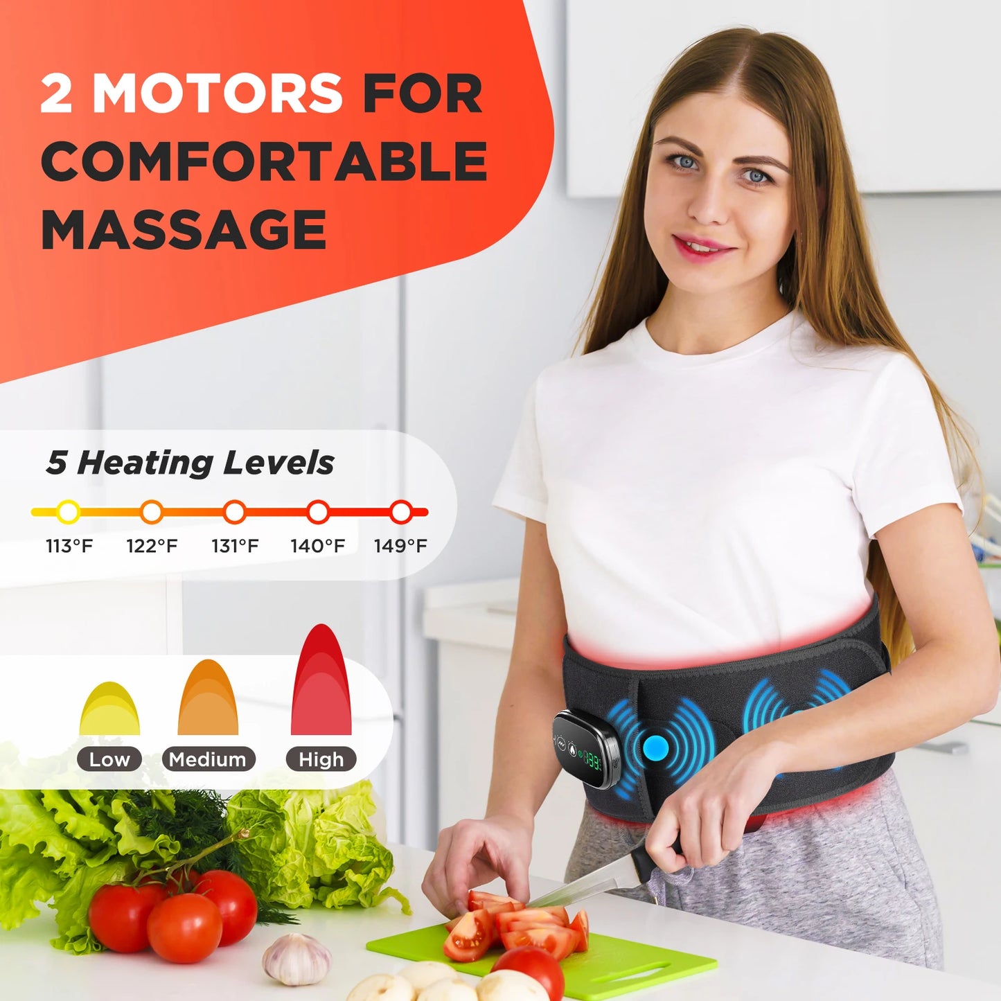 CoreWarm Pro™ Electric Massage Belt