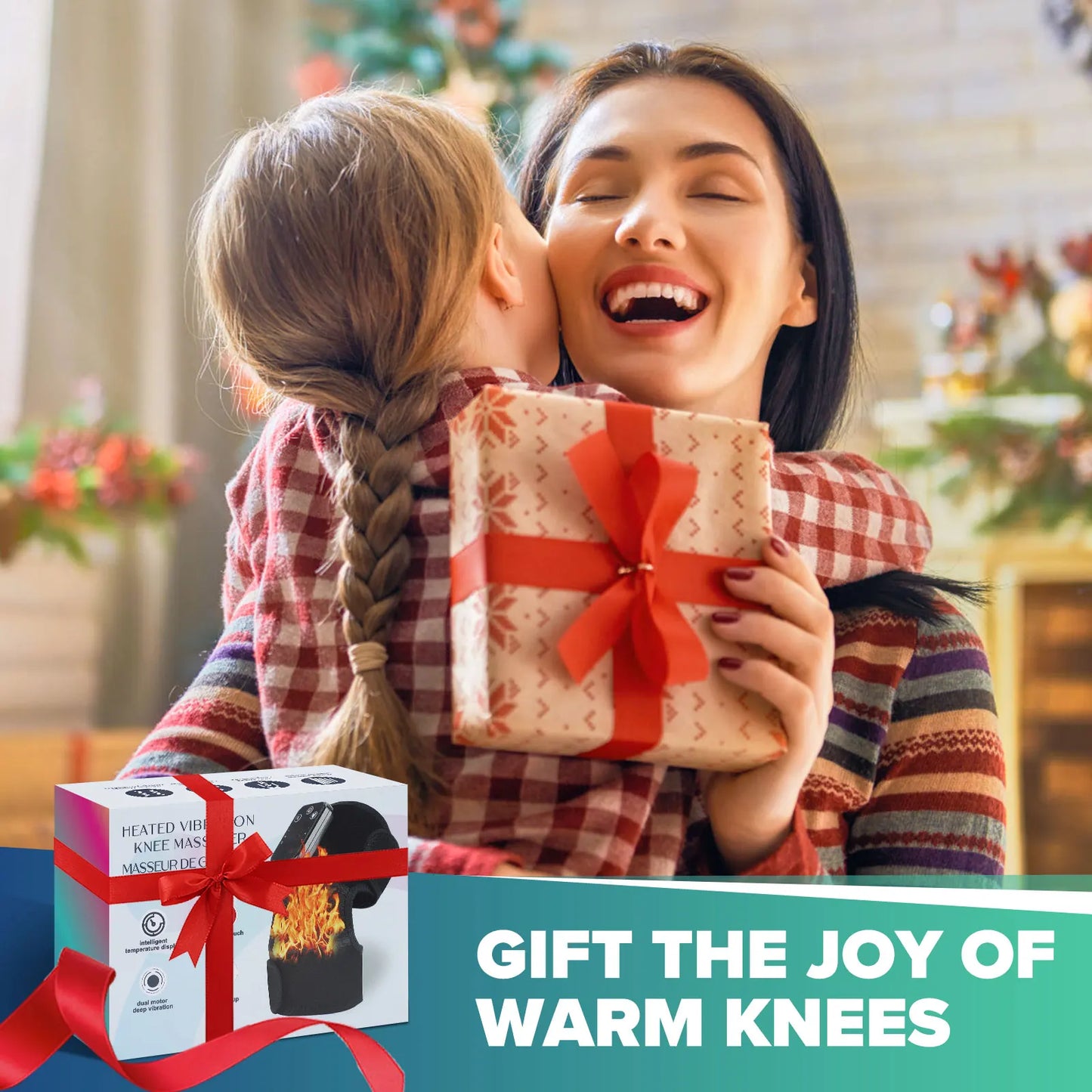 Knee Heating Massager Joint Physiotherapy Hot Compress Vibration Massage Elbow Shoulder Support Thermal Knee Pad Relieve Arthrit