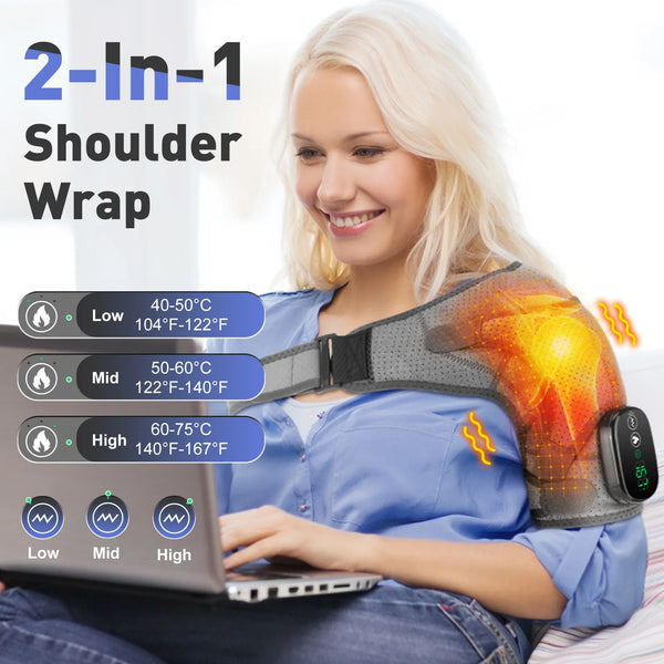 HeatPulse Pro™ Shoulder & Knee Relief Massager